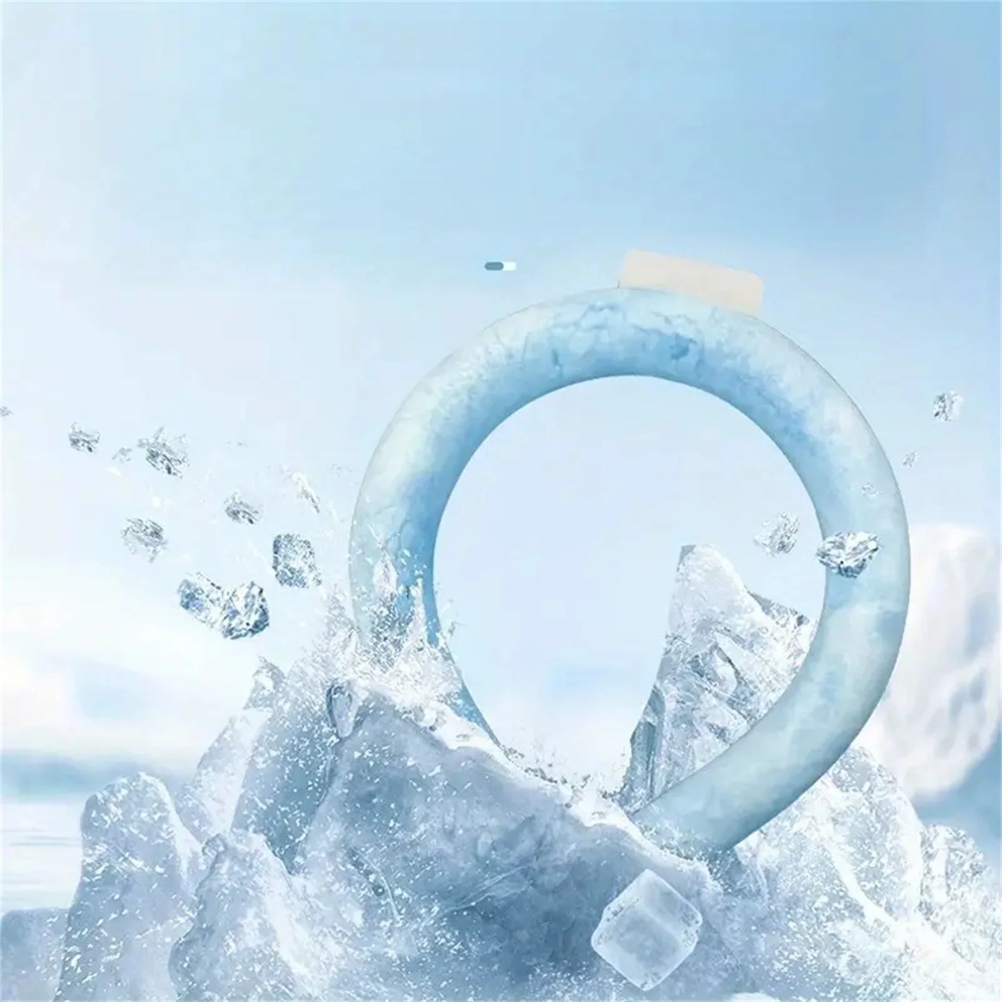 Outdoor Cooling Neck Ring – Reusable Ice Ring for Hiking & Cycling