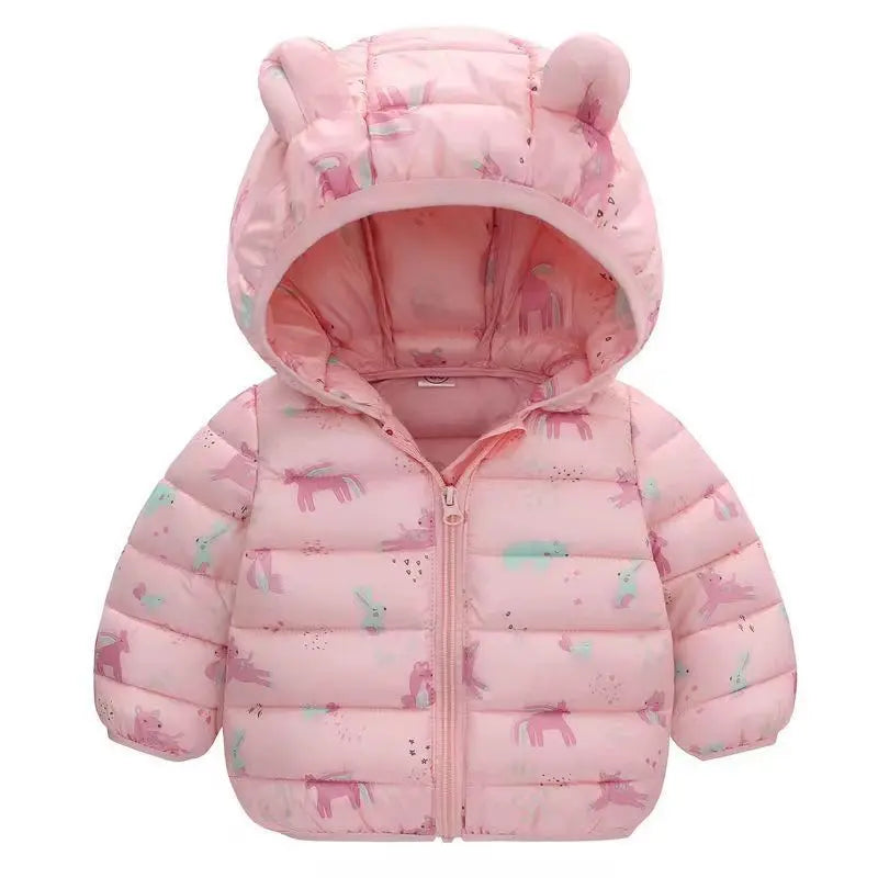 Kids Down Jacket – Thick Cotton Padded Parka | Warm Winter Coat For Boys Girls