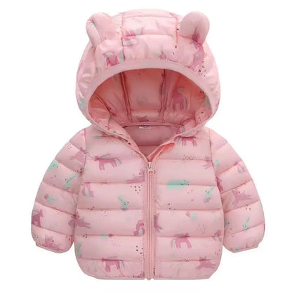 Kids Down Jacket – Thick Cotton Padded Parka | Warm Winter Coat For Boys Girls