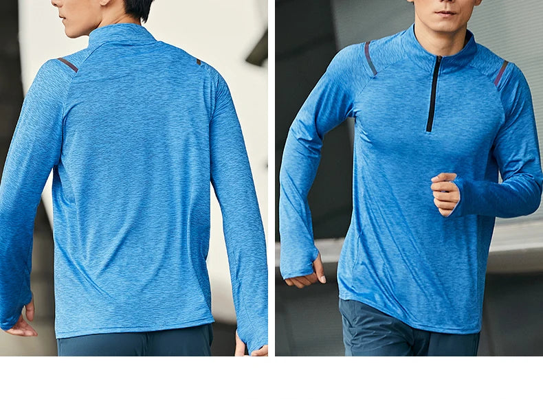 Unisex Long Sleeve Shirt - Breathable Fitness Top With Anti Sweat Technology