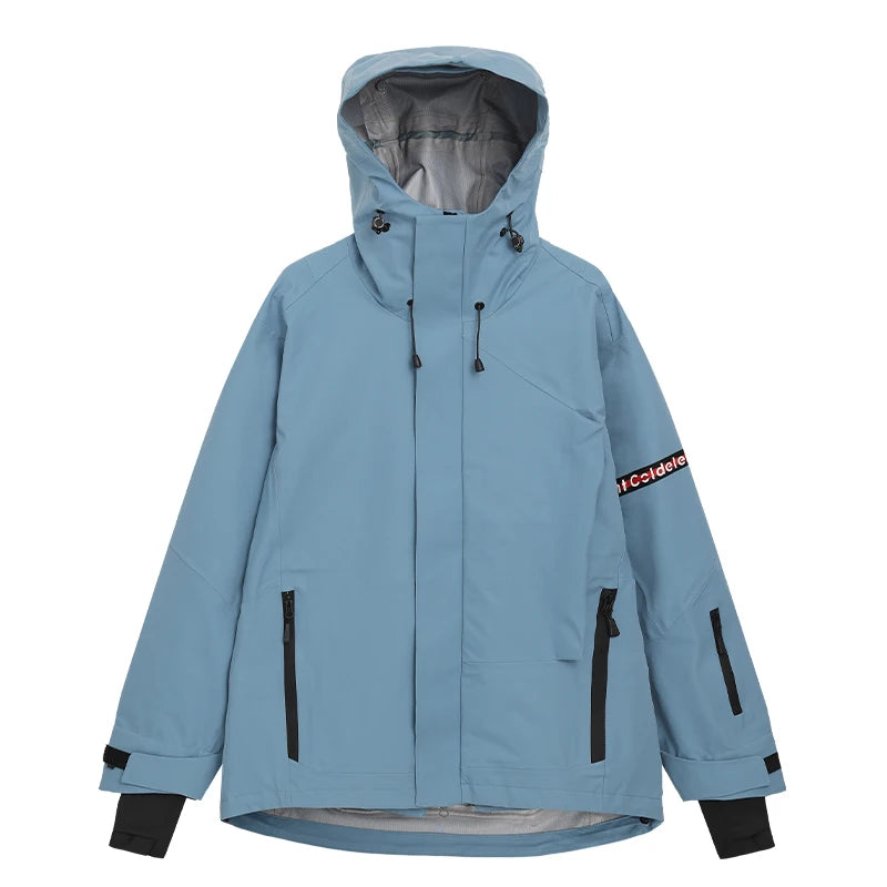 Hard Shell Ski Jacket – Waterproof 3 Layer Durable Winter Coat for Snowboarding Women