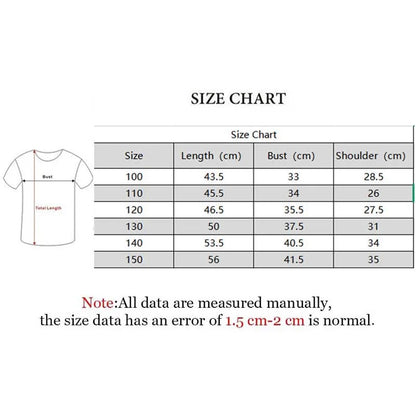 Banana Chicken Print Children T-shirts Summer Casual Fashion Funny Meme Short Sleeve Kids Tops Colorful O-Neck T-shirts