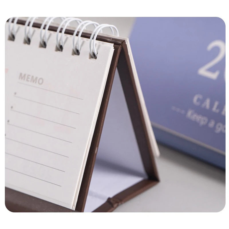 2026 Mini Desk Calendar Desktop Notepad Ornament Cute Simple Calendar,Christmas New Year Gift, Daily Planner Table Calendar