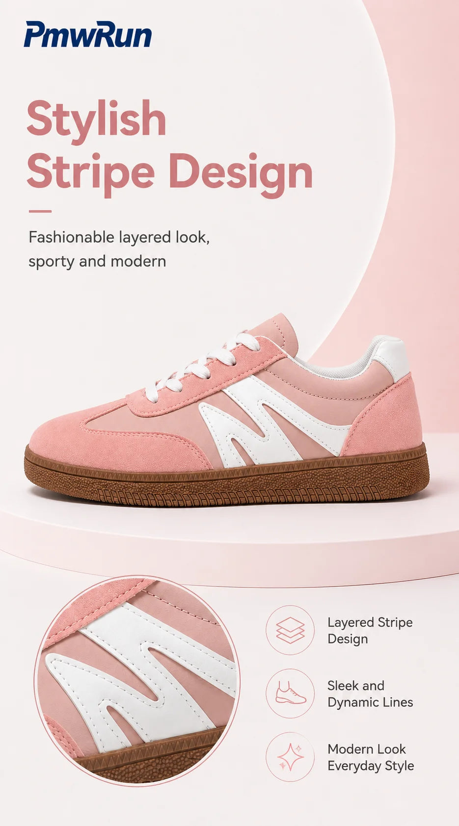 Trend Fashion Sport Shoes For Women PU Leather Waterproof Female Sneakers Anti-slippery Running Footwear For Boys Girls