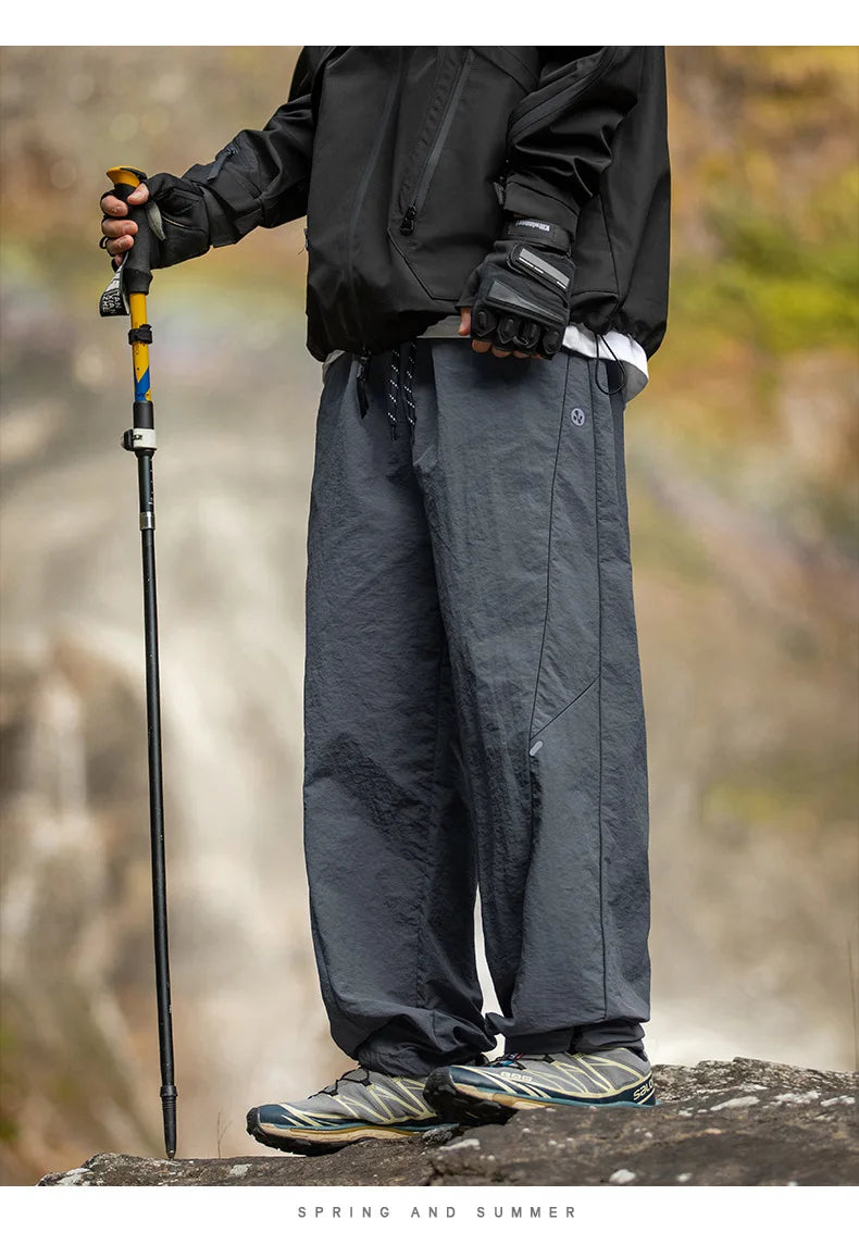 TFETTERS Brand Outdoors Men's Cargo Pants 2026 Spring Summer Outdoors Outing Casual Pants Man Watertight Baggy Riding Clothes