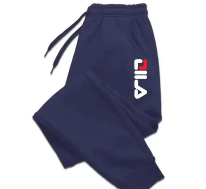 Autumn Winter Men's Joggers Drawstring Casual Pants Fleece Sweatpants Workout Running Gym Fitness Sports Trousers