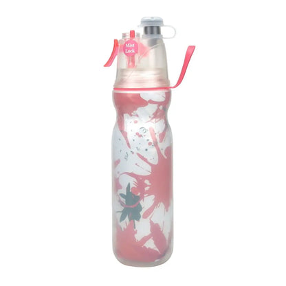 Spray Water Bottle Drinking Bottle Sports Bottle Cycling Bottle 590ml Gym & Cycling-Specific Triple-Layer Insulation Design.
