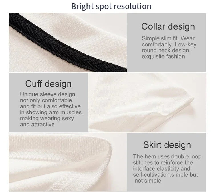 Men's Breathable T-Shirt - Lightweight Summer Outdoor Streetwear Top With Gradient Print