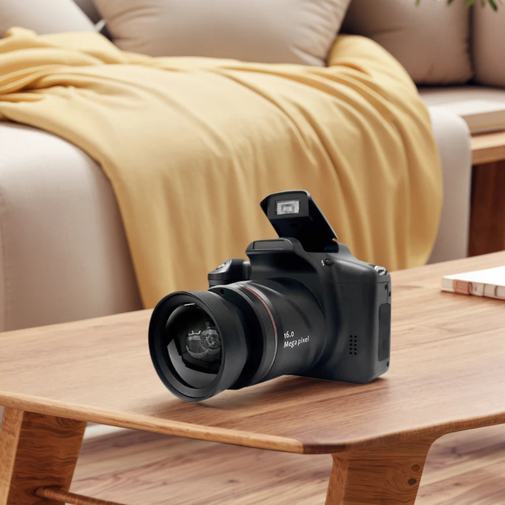 16MP Digital Camera - Vlogging Camera with 2.4 Inch LCD, 16X Digital Zoom & Face Recognition
