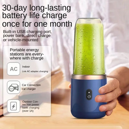 Portable Electric Juicer Blender - Multi Fruit Mixer  Milkshake Maker