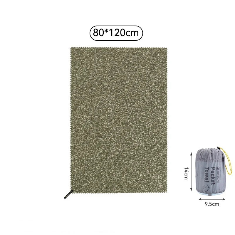 HIKEMAN Outdoor Quick-drying Towel Portable Camping Hiking Sports Towel Gym Towel