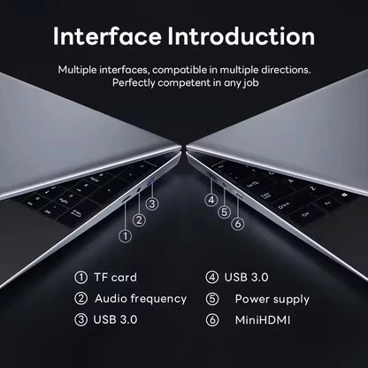ACEKAMAS 14.1" intel Core i9-10980HK laptop 16GB RAM 1/2TB SSD Portable laptops Windows 11 Pro Office Gaming Notebook computer