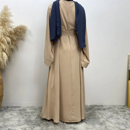 Modest Abaya Dress Ramadan Kaftan For Women | Elegant Muslim Maxi Robe