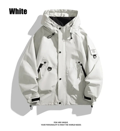 Men Women Waterproof Hiking Jacket Windproof Camping Windbreakers Oilproof Fishing Trekking Jacket Autumn Spring Sport Rain Coat
