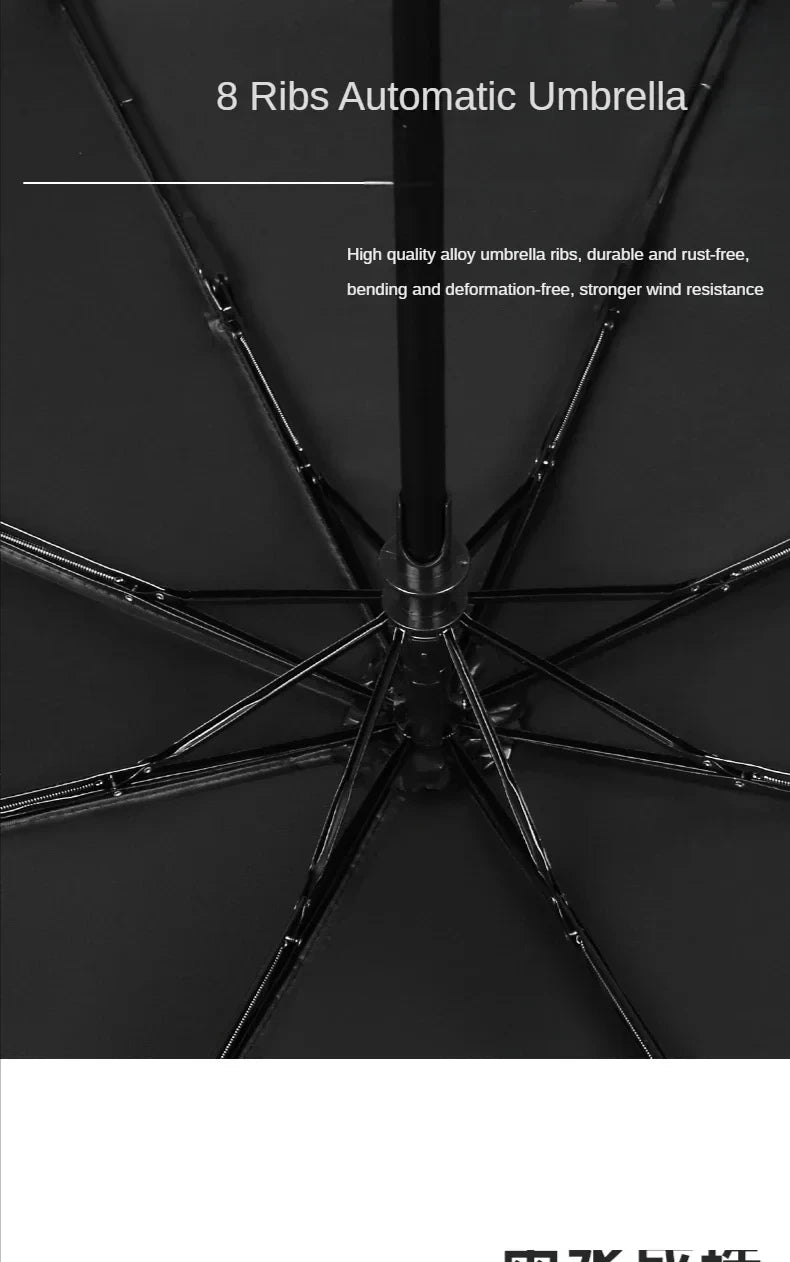 1pc Mini Folding Automatic Umbrella Portable Windproof Light Children Parasol Umbrella Anti UV Rain Sun Umbrella