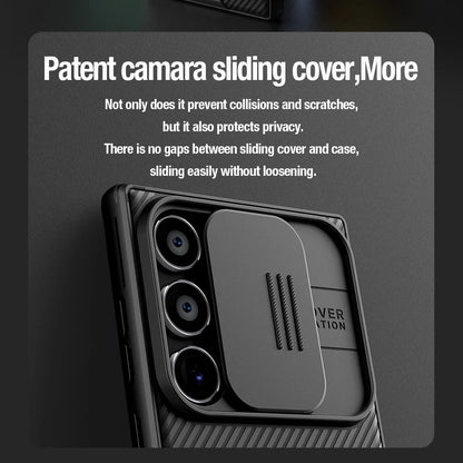 for Samsung Galaxy S26 S25 S24 S23 S22 Ultra Edge Case Nillkin CamShield Slide Camera Cover for S24 FE S23 Plus Lens Cases