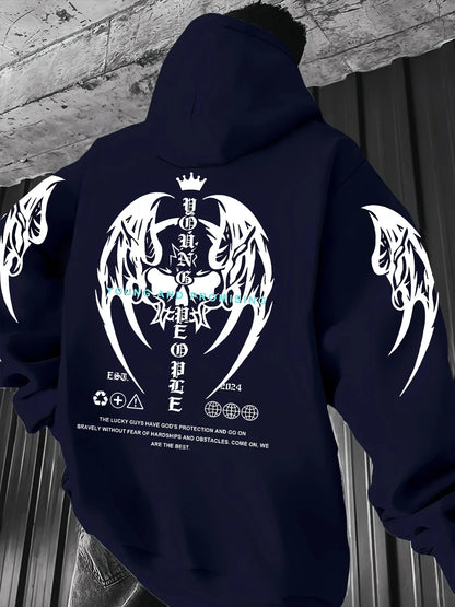 New 3D Men's Autumn/Winter Hoodie Sweatshirt Y2 Personalized Printed Fashion Trend Hip Hop Street