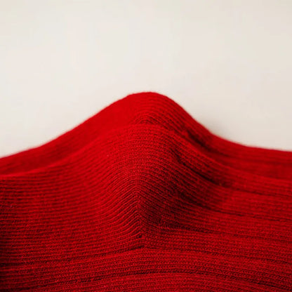 Kids Christmas Girls Socks Autumn Winter Toddlers Red Bowknot Baby Knee High Long Sock Soft Cotton Children Socken For 0-5 Years