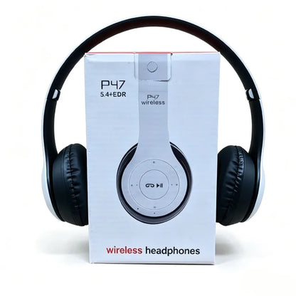 Stereo P47 Headset 5.0 Bluetooth Headset Folding Series Wireless Sports Game Headset  Foldable Wireless Bluetooth Headphone