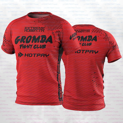 MMA Team Jersey - Breathable Short Sleeve Boxing Game Shirt With 3D Print Sportswear