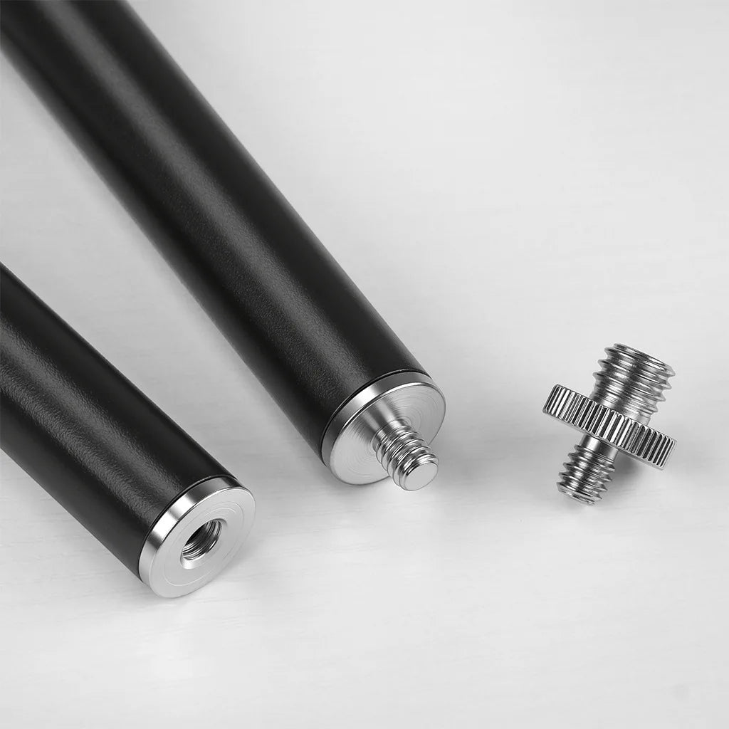 Metal Tube Extendable Rod Selfie Stick Monopod Extention Pole Stand Holder with 1/4inch Screw Ball Head for Mobile Phone Cameras