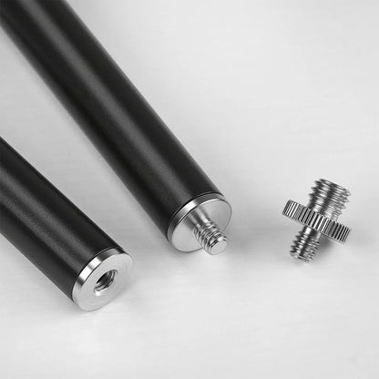 Metal Tube Extendable Rod Selfie Stick Monopod Extention Pole Stand Holder with 1/4inch Screw Ball Head for Mobile Phone Cameras