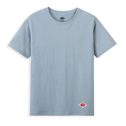 2025 Exported To Japan Orders Classic Embroidery Fashion Solid Simple Loose Short Sleeve Cotton Couple T-shirt Men/Women Top
