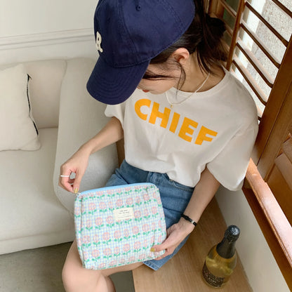 Baby Diaper Bag Cartoon Print Nappy Bag Zipper Handbag Carry Pack Travel Outdoor Diaper Storage Bag Multi Functional Storage Bag