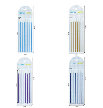 160 Sheets Transparent waterproof Mark Line Index Memo Pad Sticky Notepads Paper Sticker Notes School Supplies Stationery
