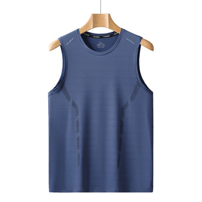 YJKVUR Sports Quick Dry Sleeveless T-Shirt for Men Summer Men Basketball Gym Clothing Breathable Lightweight Plus Size Tank Top