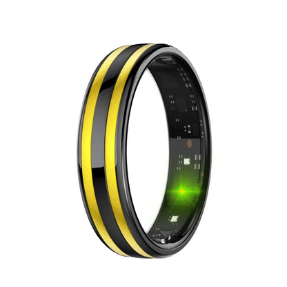 Fashion Smart Ring Health Monitor Sleep Tracker Step Calorie Counter Lightweight Waterproof Smart Jewelry Gift