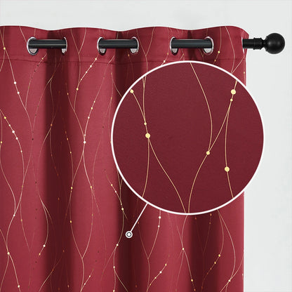 Blackout Curtains | Light Blocking Curtains for Living Room - Heat Insulating Drapes