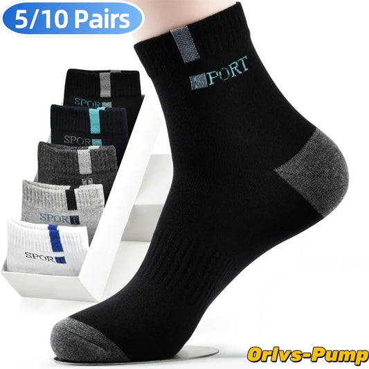 Mens Bamboo Fiber Socks - Breathable Deodorant Sports  Business Socks Size 37-43 - 510 Pairs for AutumnWinter - ZOOMNSTORE