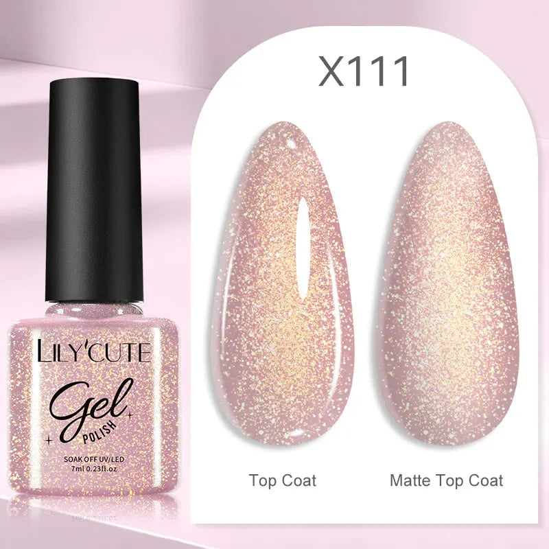 Gel Nail Polish - LILYCUTE UV Gel Varnish 7ML | Soak Off, Long Lasting Colors