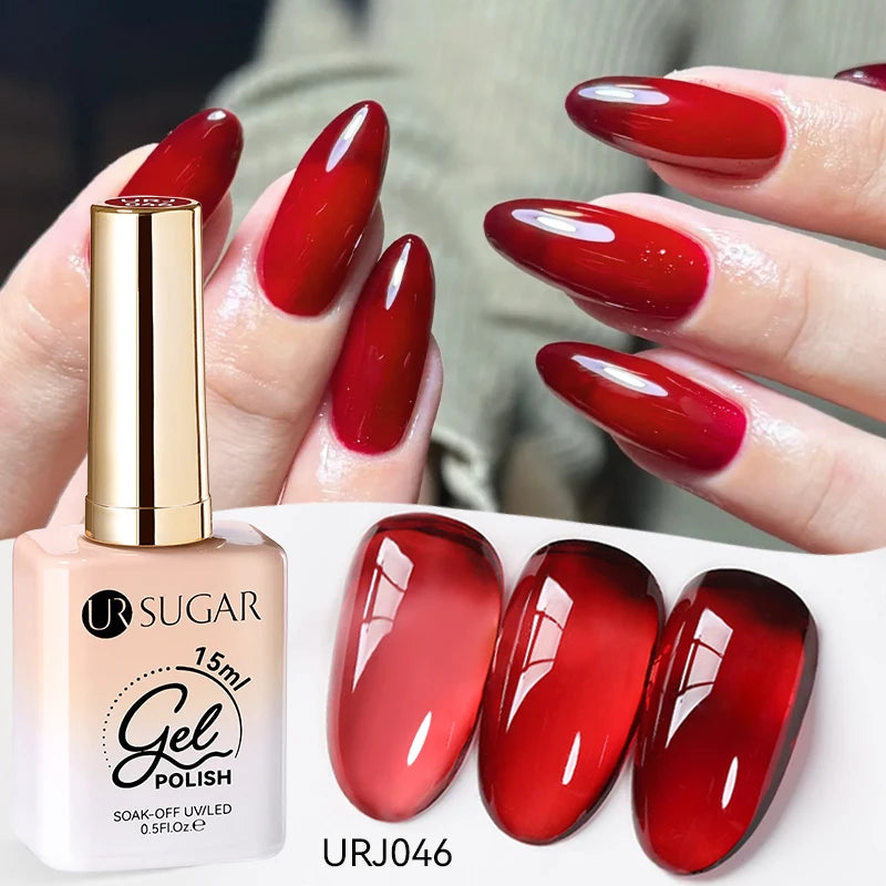 Jelly Gel Polish - Eco Friendly Semi Permanent UV LED Nail Polish for Salon Use