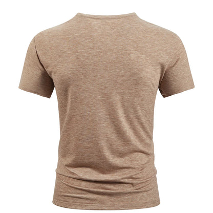 King Billion Men's T-shirt Slub Cotton High Quality Slim Fit Solid Summer Short Sleeve T-shirts Male Tops Tees Beach Tshirt