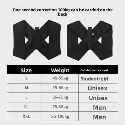 Posture Corrector Invisible UnisexBack Shoulder Straightener Belt for Men and Women Body Posture Correction and Back Beauty Belt