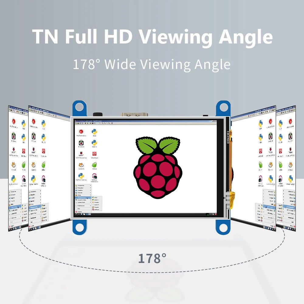 3.5 Inch LCD Monitor - Raspberry Pi Display With Resistive Touch Screen | 480x320 Pixel