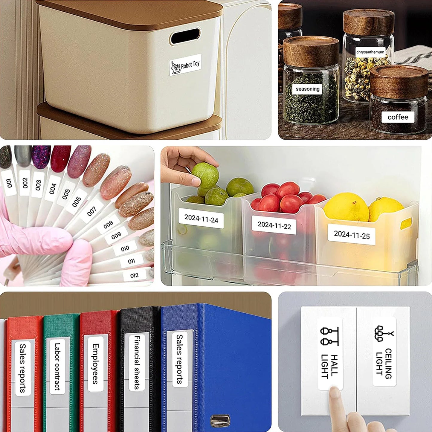 Marklife P15 Portable Thermal Printer Mini Label Printer Maker Inkless Self-adhesive Printing Machine Sticker Labeling Machine