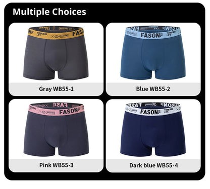 4/10 Piece Set Of Men's Casual And Fashionable Underwear Comfortable Boxer Shorts Youth Plus Size Sports Cycling Elastic Shorts