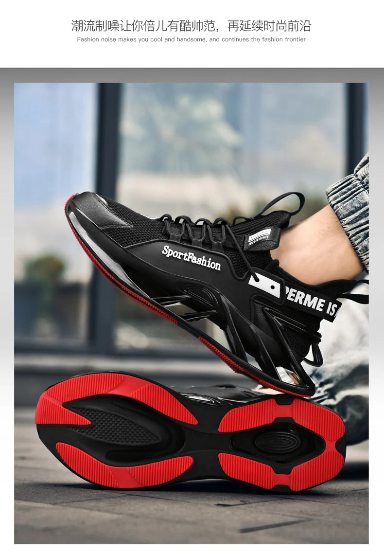 Men Casual Sneakers - Breathable Mesh Shoes With Durable TPU Outsole & Lightweight Design