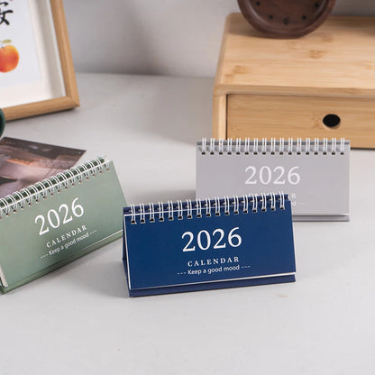 2026 Mini Desk Calendar Desktop Notepad Ornament Cute Simple Calendar,Christmas New Year Gift, Daily Planner Table Calendar