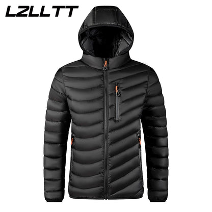 New Autumn Winter Men Warm Waterproof Parkas Jacket Coat Mens Hooded Casual Brand Windproof Thick Outwear Hat Parkas Jacket Male