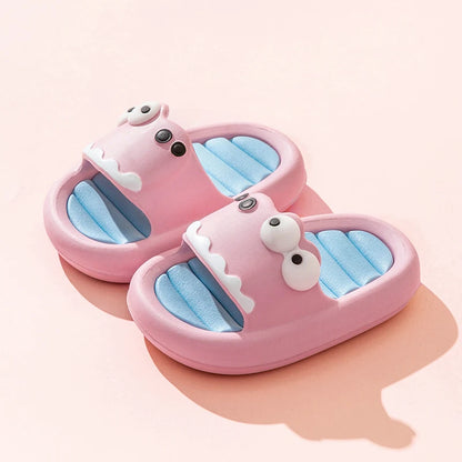 Children Dinosaur Slippers - Soft Soled Anti Skid Kids Summer Shoes Sandals