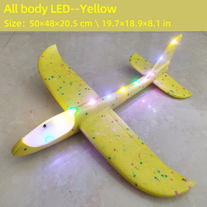 Big Foam Glider Plane - Hand-Throw Outdoor Toy for Kids - ZOOMNSTORE