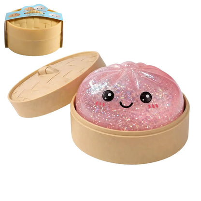 New Glitter Dumpling Pressure Ball Slow Rebound Soft Pinch Decompression Office Home Decorat Children Adults Birthday Gifts
