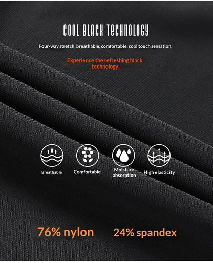 Men's Ice Silk Casual Pants Summer Quick Dry Lightweight Joggers with Zipper Pockets Elastic Waist Sports Trousers for Running F