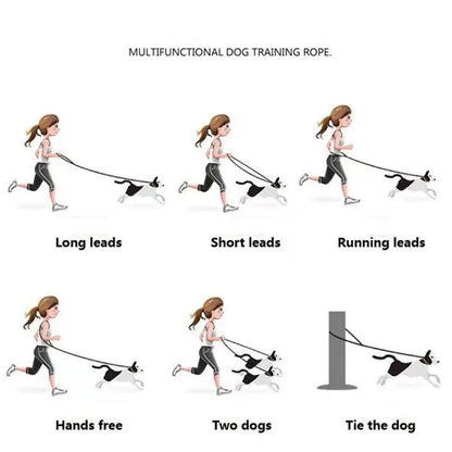 Adjustable Dog Collar Leash Set Waterproof Washable PVC Pet Collars Combo Dirt Resistant Quick Release Buckle Soft Dog Leashes