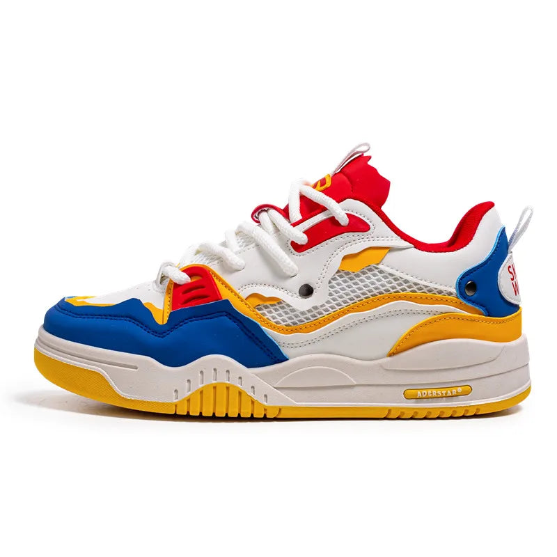 Men's shoes four seasons of the new style all kinds of students retro platform leisure sports shoes