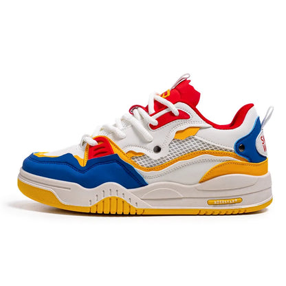 Men's shoes four seasons of the new style all kinds of students retro platform leisure sports shoes